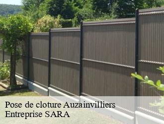 Pose de cloture auzainvilliers-88140 Entreprise SARA