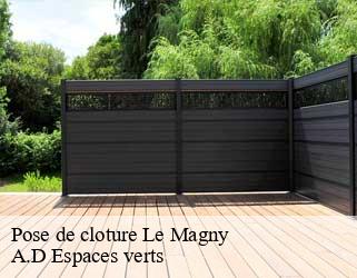Pose de cloture  le-magny-88240 A.D Espaces verts