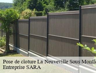 Pose de cloture la-neuveville-sous-montfo-88800 Entreprise SARA