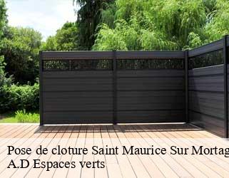Pose de cloture  saint-maurice-sur-mortagne-88700 A.D Espaces verts
