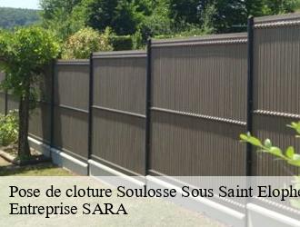 Pose de cloture soulosse-sous-saint-elophe-88630 Entreprise SARA