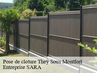 Pose de cloture they-sous-montfort-88800 Entreprise SARA