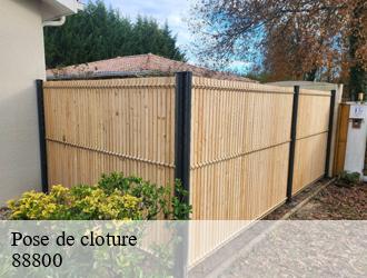 Pose de cloture 88800