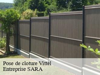 Pose de cloture vittel-88800 Entreprise SARA
