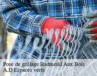 Pose de grillage  badmenil-aux-bois-88330 A.D Espaces verts