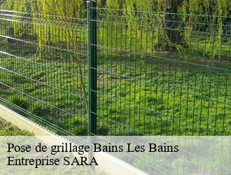 Pose de grillage bains-les-bains-88240 Entreprise SARA