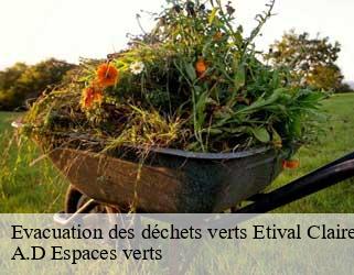 Evacuation des déchets verts  etival-clairefontaine-88480 A.D Espaces verts